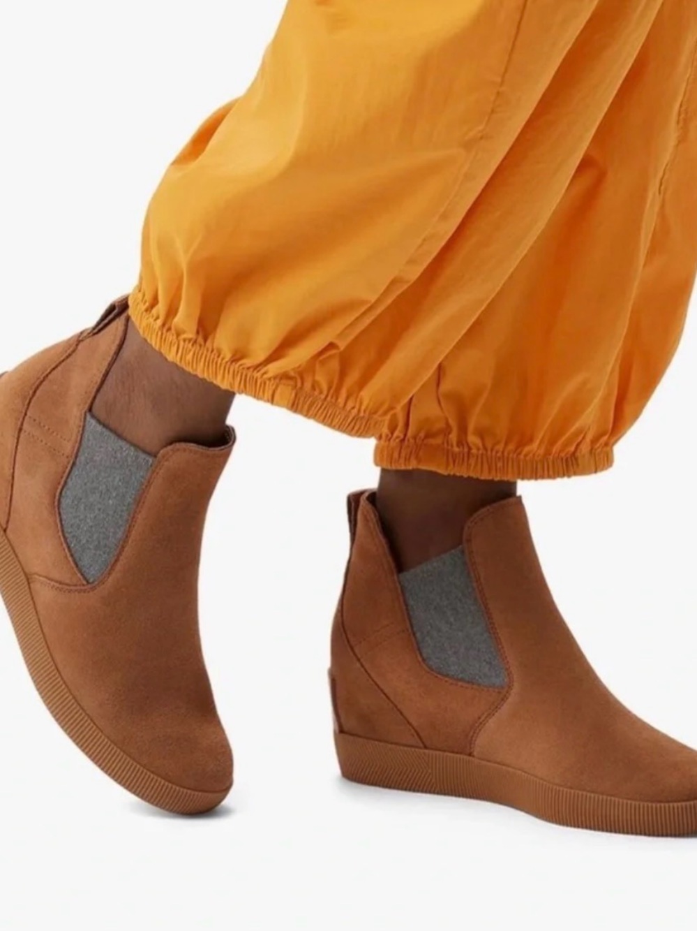 Sorel Women's Out N About Slip-On Wedge Shoes Boots